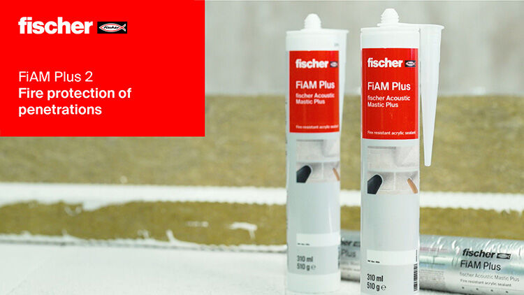 Acoustic Mastic FiAM Plus - fischer fixings